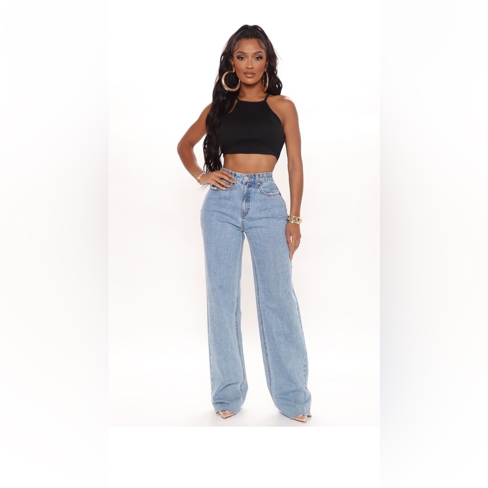 Winona 90's Wide Leg Jeans - Medium Blue Wash